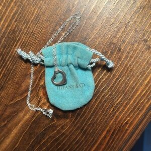 Tiffany & Co Elsa Peretti Open Heart Necklace 16mm